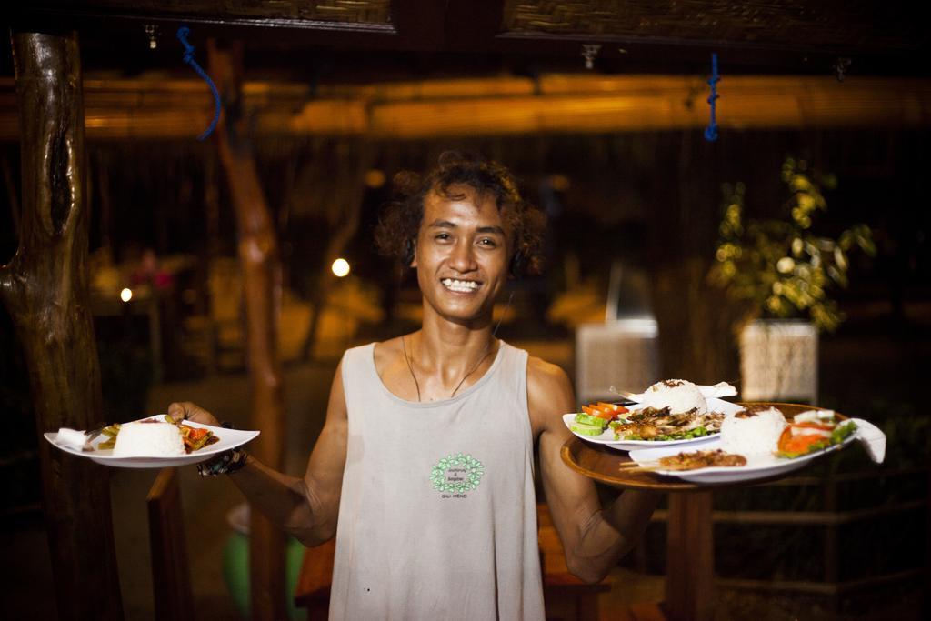 Ana Warung & Bungalows Ilhas Gili Exterior foto